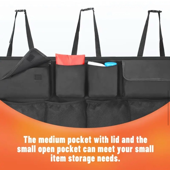NEW Large Capacity Collapsible Backseat Trunk Organizer - Picture 3 of 7